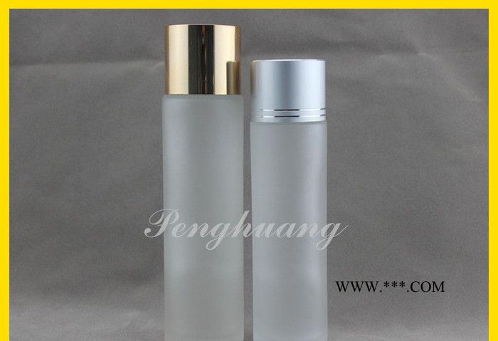 120ml玻璃乳液瓶 蒙砂玻璃瓶 **化妆品包装 配套电化铝图3