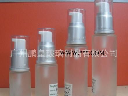 玻璃蒙砂乳液瓶 玻璃乳液瓶 配电化铝喷头图2
