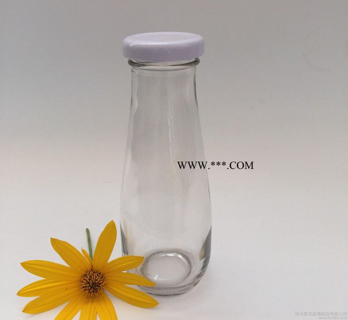 现货 150ml玻璃丝口奶瓶 马口铁盖透明饮料瓶 可蒙砂印制