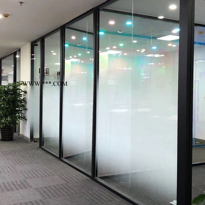 单向圆点渐变膜半透明蒙砂膜家用办公室隔断磨砂玻璃贴膜法纱膜图3