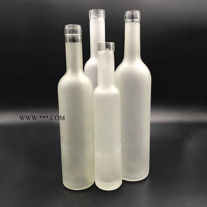 磨砂酒瓶500ml蒙砂酒瓶磨砂玻璃瓶750ml玻璃酒瓶375ml图3