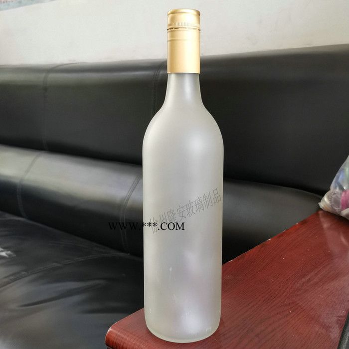 隆安 葡萄酒玻璃瓶红酒瓶生产厂家批发定制销售墨绿色棕色茶色透明蒙砂500ml750ml1000ml图3