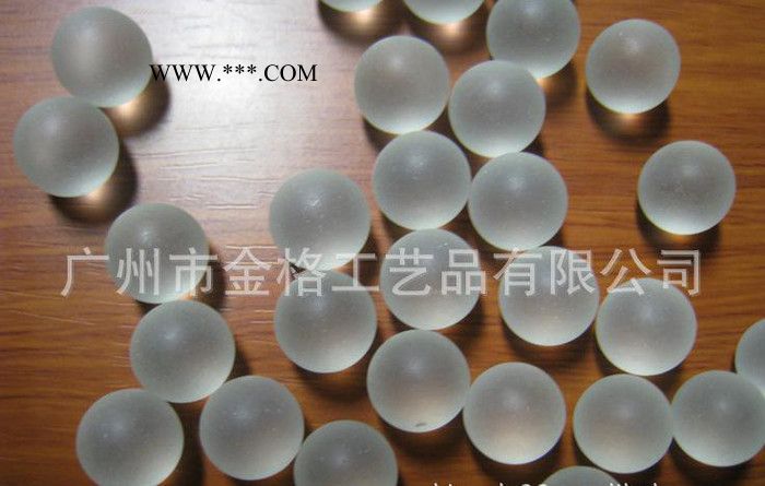 水晶玻璃珠**磨砂玻璃珠 蒙砂玻璃珠图3