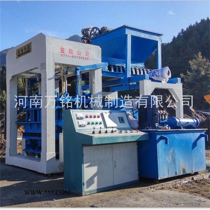 河北宜欣10-15大型钢渣厂专用液压制砖机械 廊坊全自动大型水泥砖机生产线设备图5