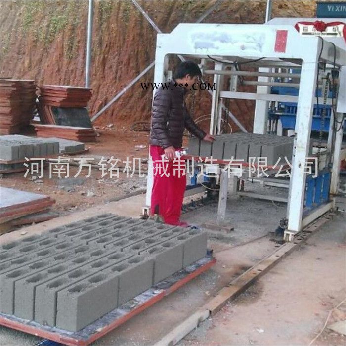 河北宜欣10-15大型钢渣厂专用液压制砖机械 廊坊全自动大型水泥砖机生产线设备图2