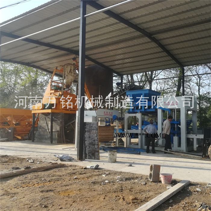 河北宜欣10-15大型钢渣厂专用液压制砖机械 廊坊全自动大型水泥砖机生产线设备图6