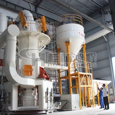 桂林鸿程HLMX1500 石灰石立式磨粉机电厂脱硫大型立式磨粉机 立式磨粉机工作原理 钢渣立式磨粉机