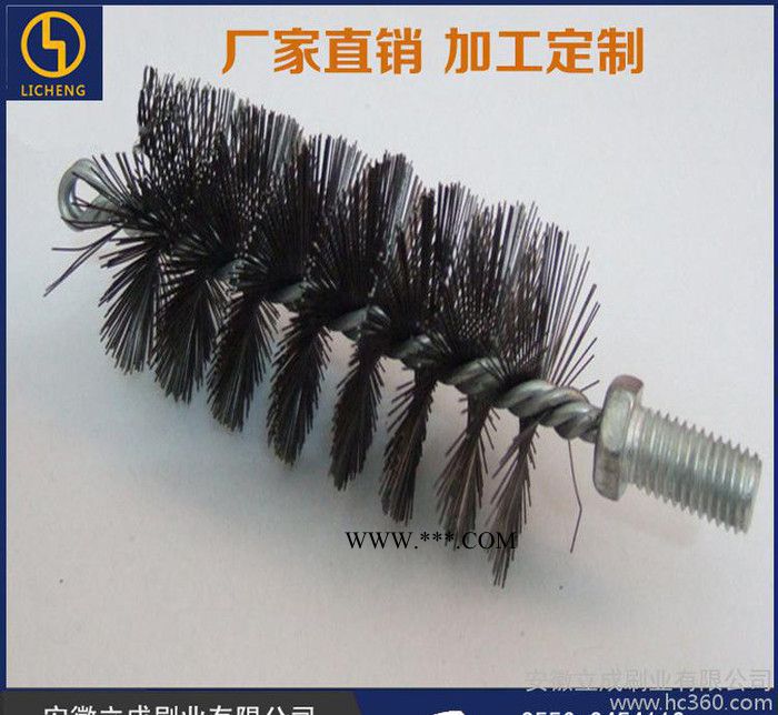 **耐用】去毛刺毛刷、除管道钢渣毛刷、定做各种规格毛刷图1