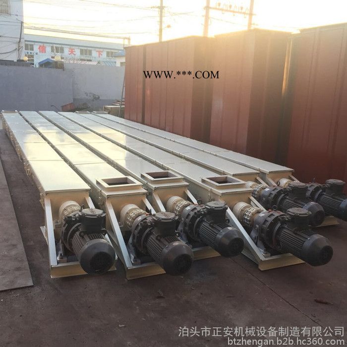 正安自产自销LS螺旋输送机现货U型螺旋现货LS200螺旋水平输送机粉煤灰输送机图4
