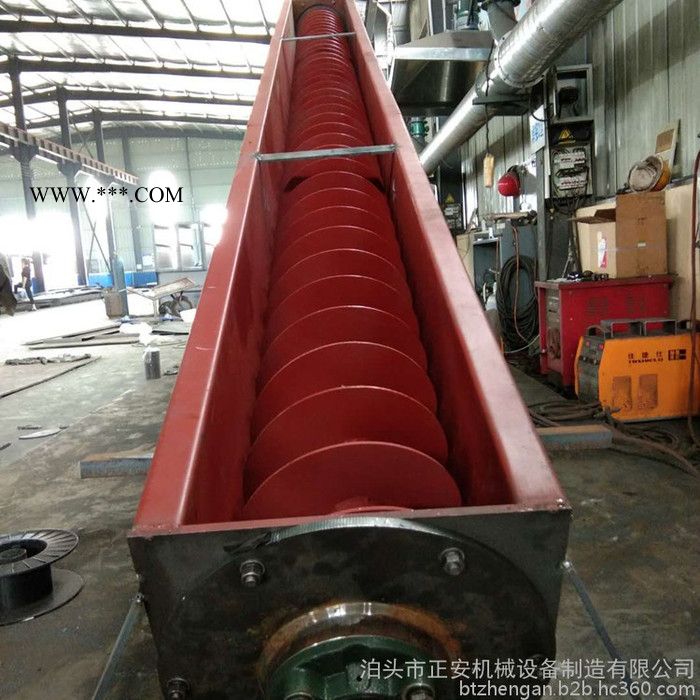 正安自产自销LS螺旋输送机现货U型螺旋现货LS200螺旋水平输送机粉煤灰输送机图2