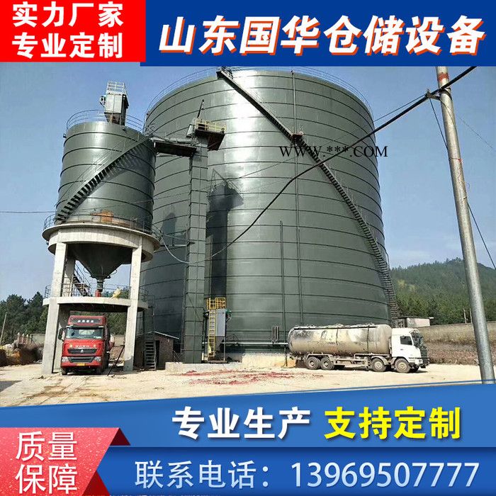 粉煤灰钢板仓工程 粉煤灰钢板库定做  粉煤灰仓 粉煤灰库 粉煤灰储存罐 国华图8