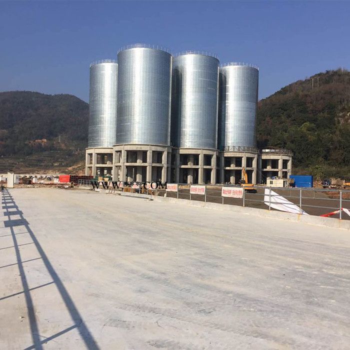中兴 钢板仓 粉煤灰储料罐 现场安装图7