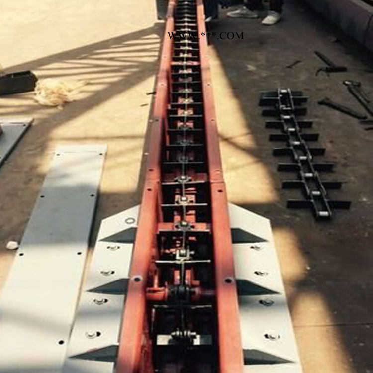 刮板输送机圣迪实体厂家供应粉煤灰链式输送机耐磨型铸石板刮板输送机