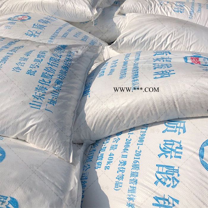 碳酸钠 海化工业级鸢都轻质碳酸钠苏打纯碱 40KG/袋图2