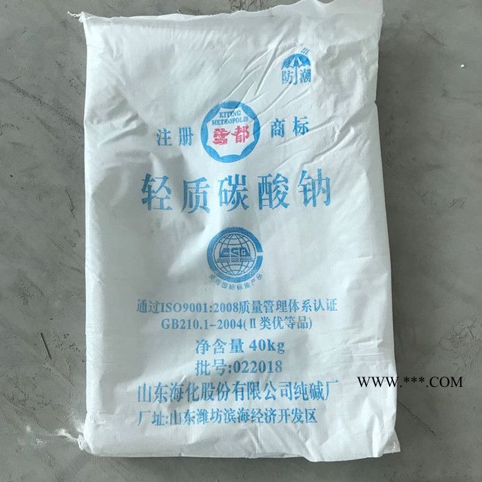 鸢都轻质碳酸钠潍坊海化纯碱**济南供应商日化洗涤原料轻质纯碱图1