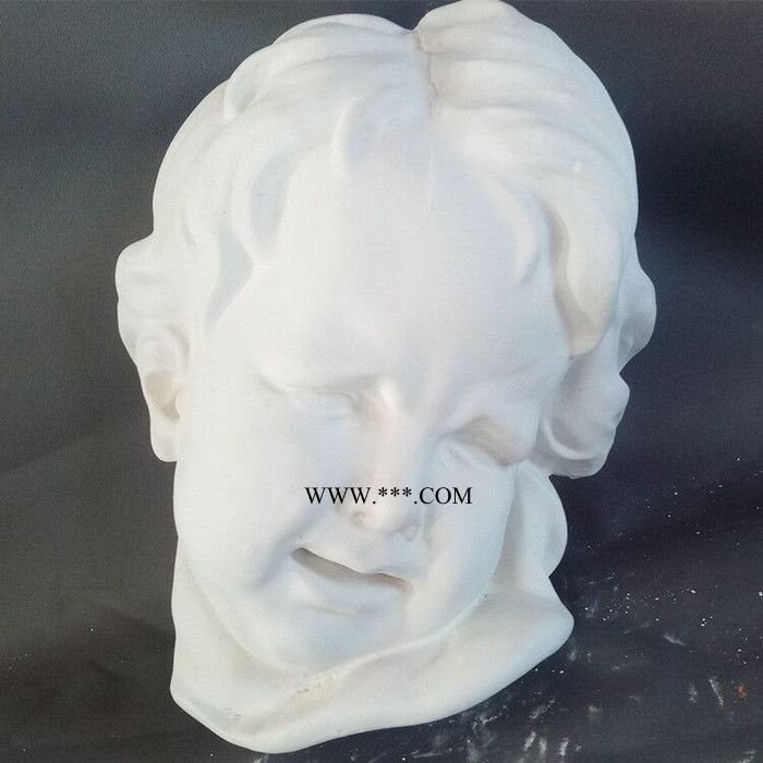 舞美专业制作石膏雕塑 石膏像哭孩半面 石膏几何体 欢迎咨询图7