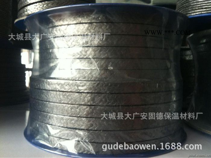 直销柔性石墨盘根 金属丝增强高压石墨盘根 胶芯石墨盘根图3