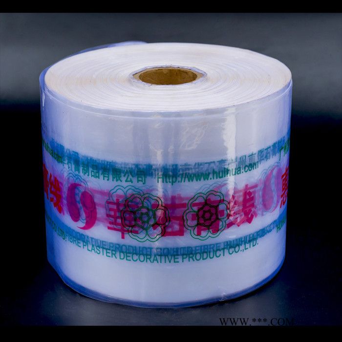 【恒 为】厂家PVC热收缩膜 石膏线收缩膜 收缩膜印字 pvc石膏线膜印刷批发图1