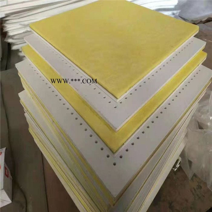 穿孔石膏板 石膏穿孔复合吸音板 欧洛风加工定制 质量可靠图2