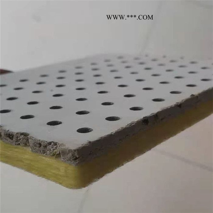 穿孔石膏板 石膏穿孔复合吸音板 欧洛风加工定制 质量可靠图3