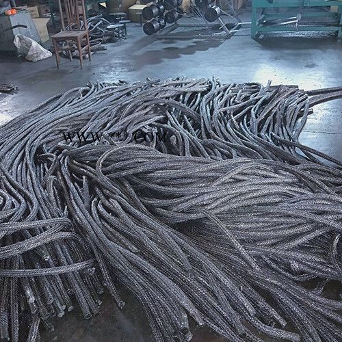 石墨缆接地线厂家 柔性石墨缆 石墨防雷接地体 石墨铠装引下线 铠装石墨带图3
