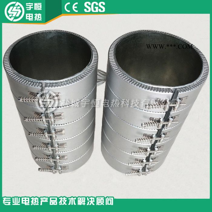 【宇恒电热】带引线不锈钢电发热圈  注塑机配件电热圈 云母发热圈可非标图4