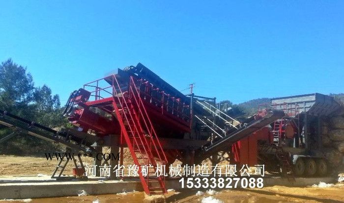 云南新型移动打砂机，二手移动制沙机**方解石制砂机图2