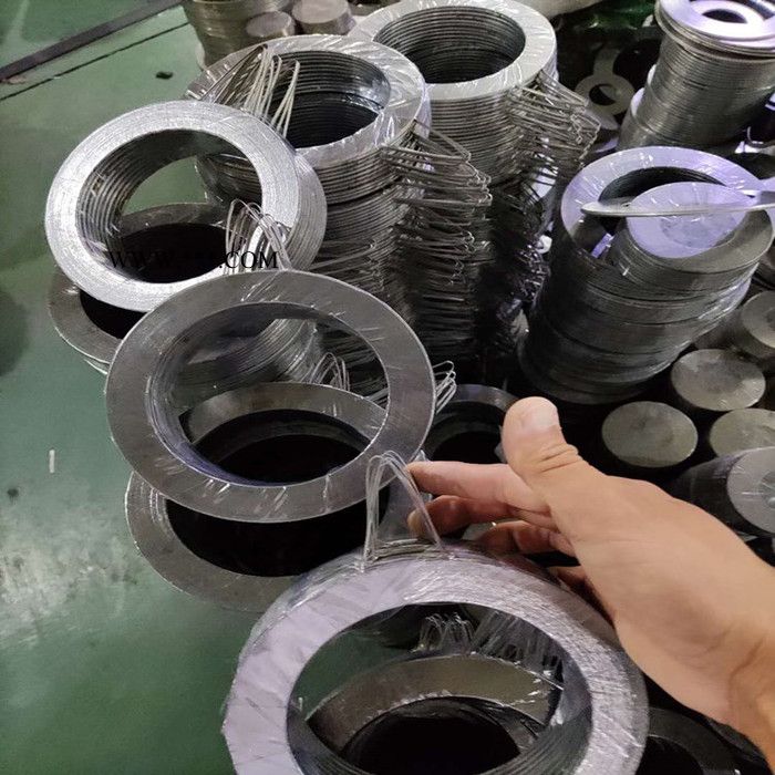 批发零售石墨缠绕垫片 压力管道石墨金属缠绕垫片 碳钢内外环缠绕垫片 量大可议图5