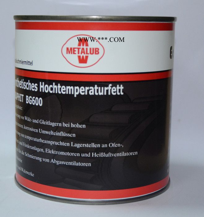 METALUB美特润合成石墨高温润滑油脂BG600，不积碳，不结焦 石墨高温润滑脂BG600图5