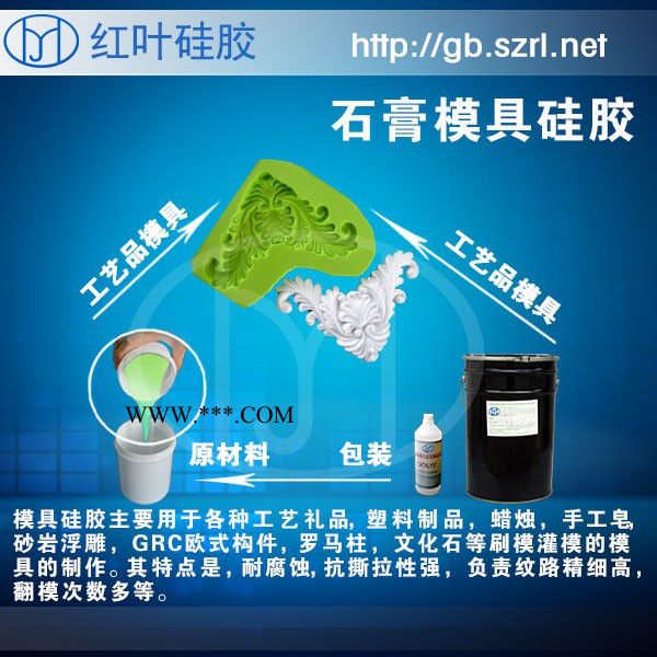 石膏线专用缩水率小模具硅胶，石膏线模具硅胶图2