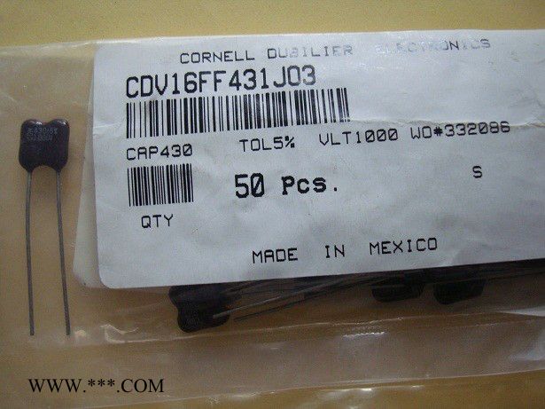 CDM 500V102J  500V1000PF 银云母电容器