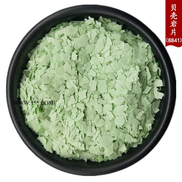 泽旭生产彩色贝壳岩片外墙建筑涂料用云母片薄脆片喷涂多彩岩片图1