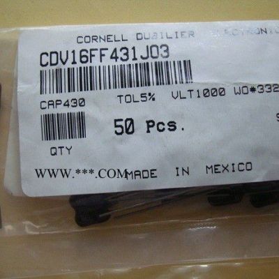 CDM CDA15F251G03 500V250PF 2% 银云母电容器