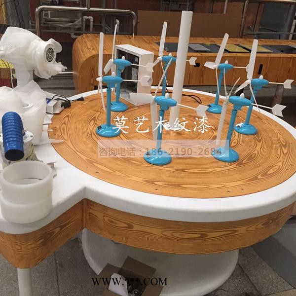莫艺宜昌恩施石膏板木纹漆钢构廊架凉亭木纹漆密度板木纹漆园林景区护栏走廊木纹漆图2