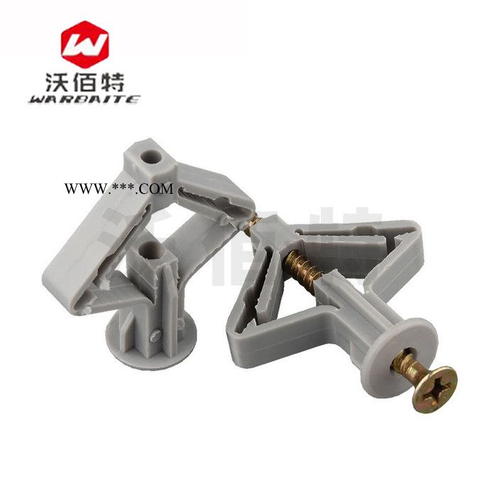 塑料飞机型膨胀螺丝 石膏板膨胀管蝴蝶型空心墙膨胀钉胶塞胀塞图3