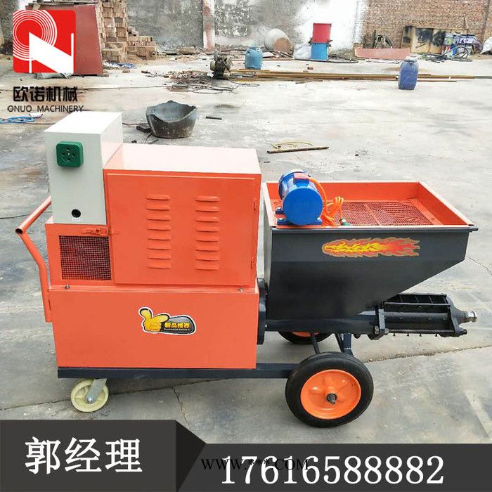小型石膏水泥砂浆喷涂机 腻子防水涂料喷涂机全自动抹灰机图5