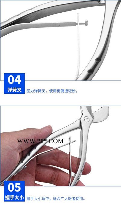 城力不锈钢石膏剪 月弯形石膏钳子图4