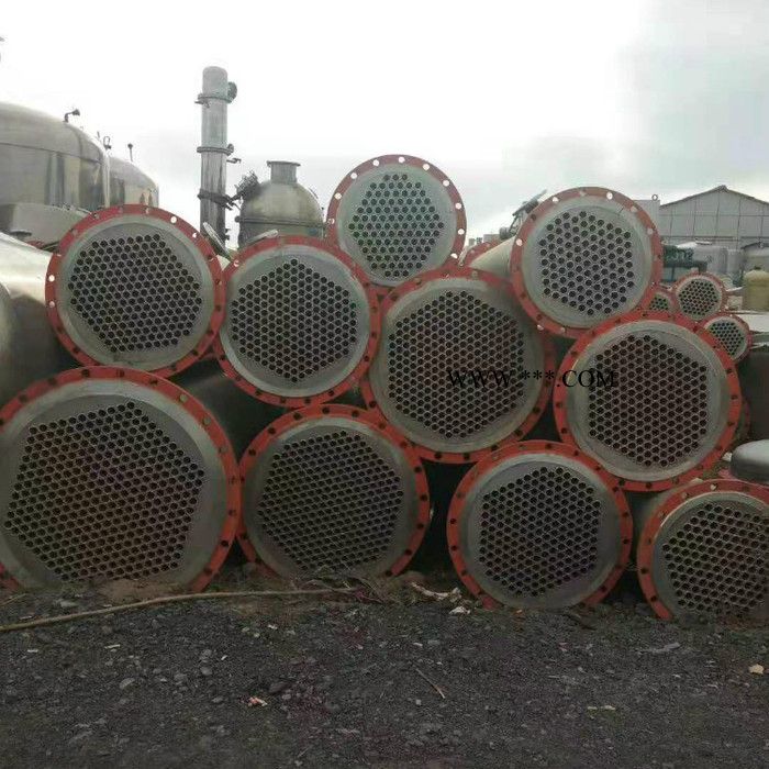 二手搪瓷冷凝器 二手石墨冷凝器 不锈钢列管冷凝器图7