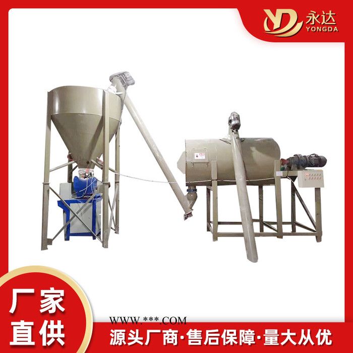 永达环保单机简易生产线 小型腻子粉全自动生产线 轻质石膏设备生产厂家图2