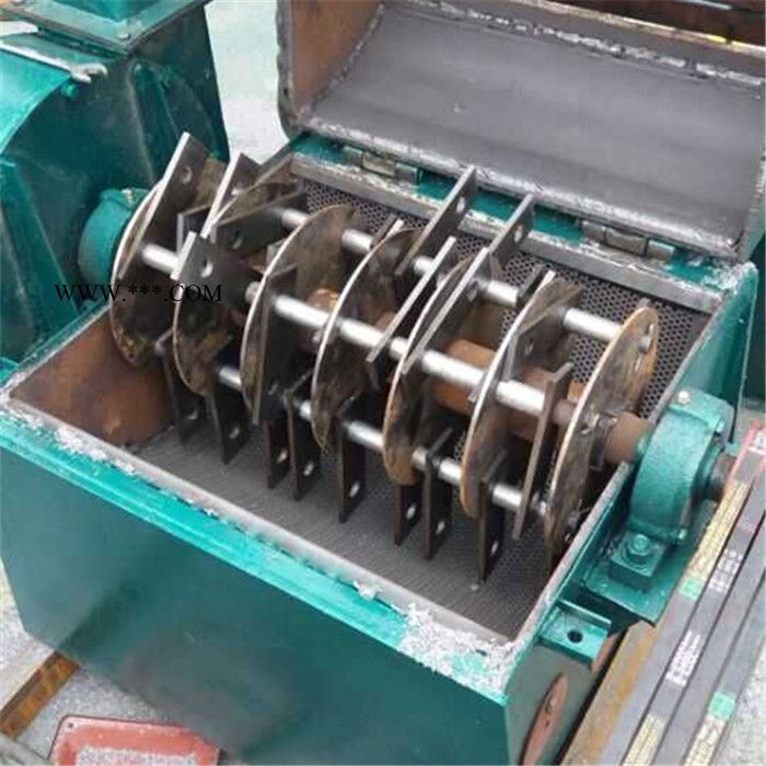 家具厂边角料粉碎机 保定建筑石膏板破碎机 废旧衣服剪切机图7