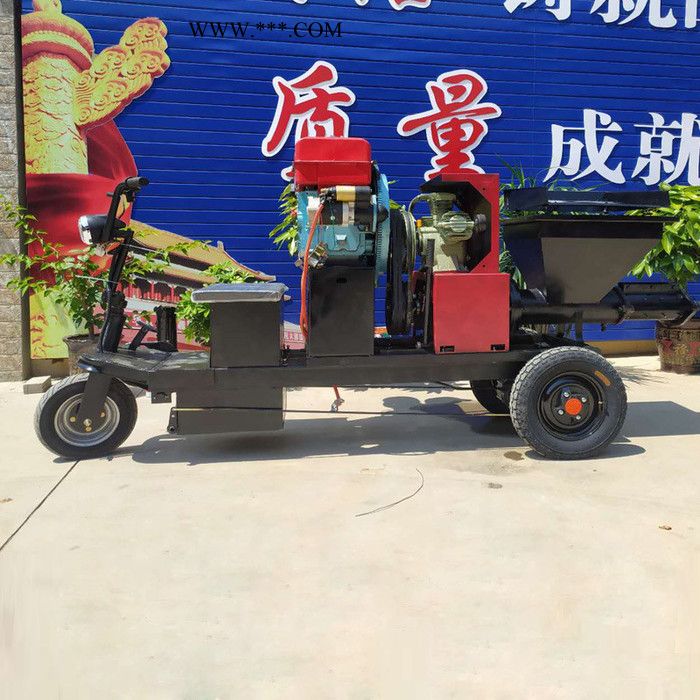 尚欧机械 多功能砂浆喷涂机 石膏喷涂机 乳胶漆涂料喷浆机 车载式喷涂机 **图4