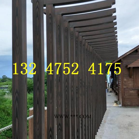 石家庄木纹漆施工石膏板线条吊顶仿木纹漆GRC线条屋檐仿木18色可选 材料销售图2