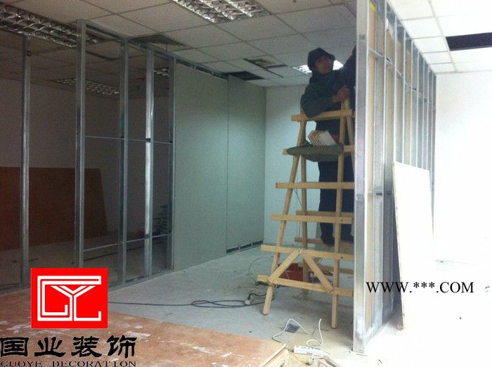 上海浦东厂房装修 张江科技园车间龙牌石膏板天花 康桥厂房纸面石膏板吊顶图5