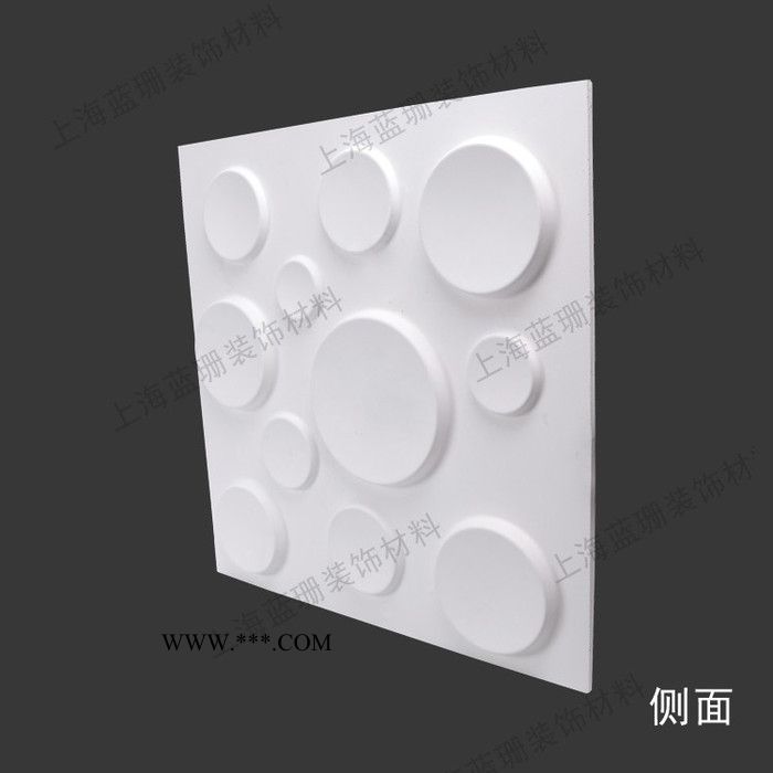 蓝珊LS103 专卖店背景墙** 石膏集成砖 石膏装饰块 白色装饰块 白色装饰块 石膏墙面砖图1