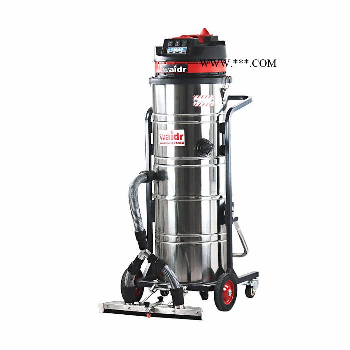威德尔WX-3610P 吸石墨粉尘吸尘器 上下桶干湿两用工业吸尘器 不锈钢机身吸尘器图2