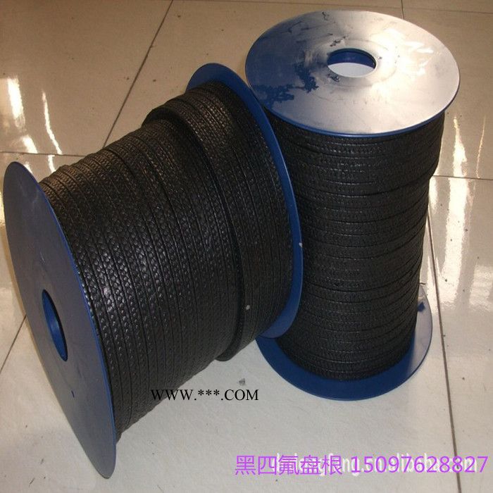 绝缘密封，抗老化长期供应黑色石墨四氟盘根图6