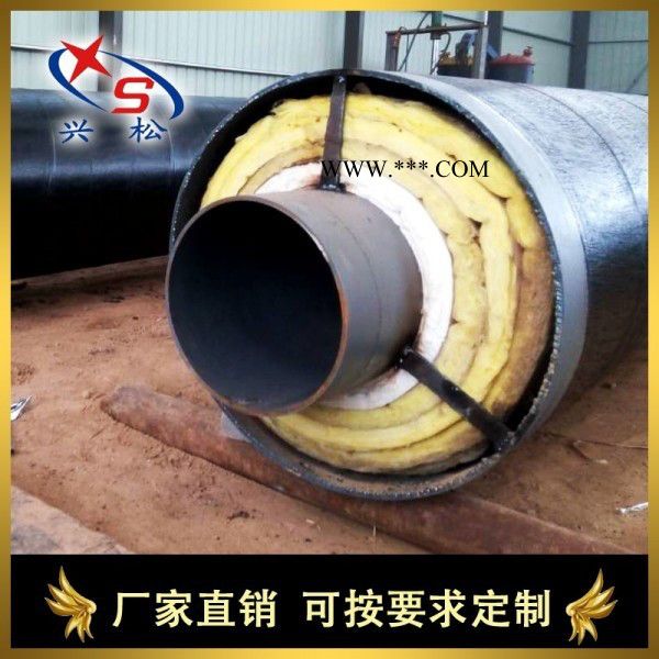 钢套钢外压直埋波纹补偿器厂家   石墨保温层蒸汽钢套钢保温管图5