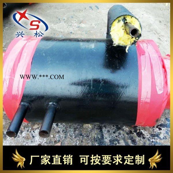 下排水式保温疏水节厂家   石墨隔热层外滑动钢套钢保温管图2