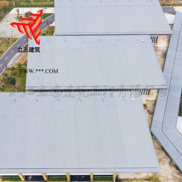 立志建筑 石墨灰 0.8mm钛锌屋面板 文化中心25-430矮立双锁边金属屋面图7