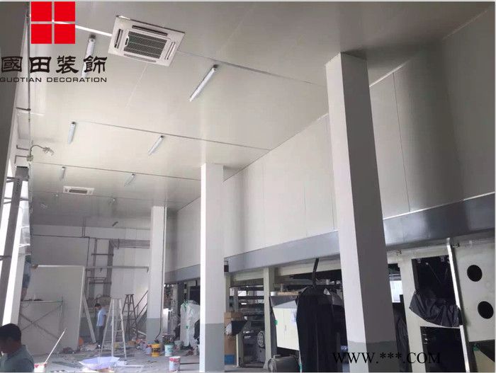 上海松江厂房吊顶装修，石膏板吊顶装修公司图6